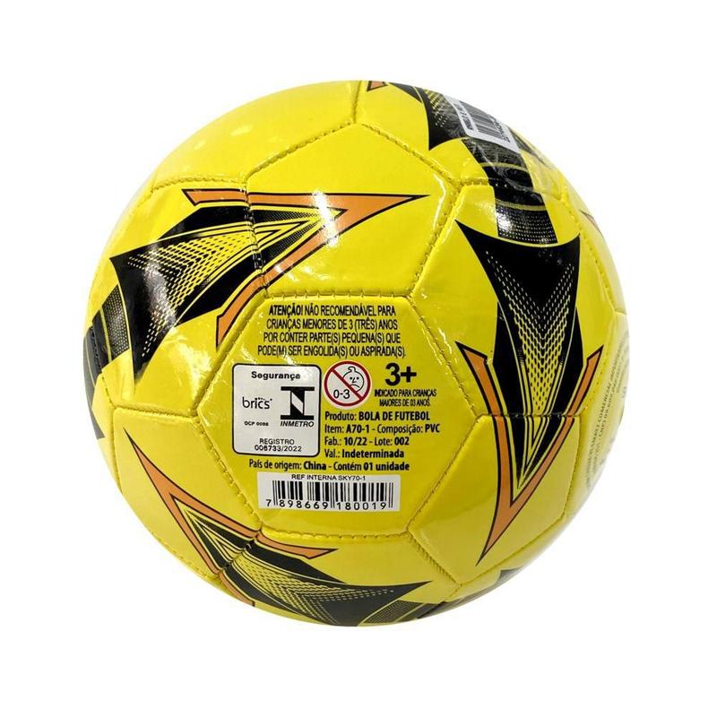 Bola de Futebol de Campo Amarelo e Azul SKY701 - Sky - Bola de
